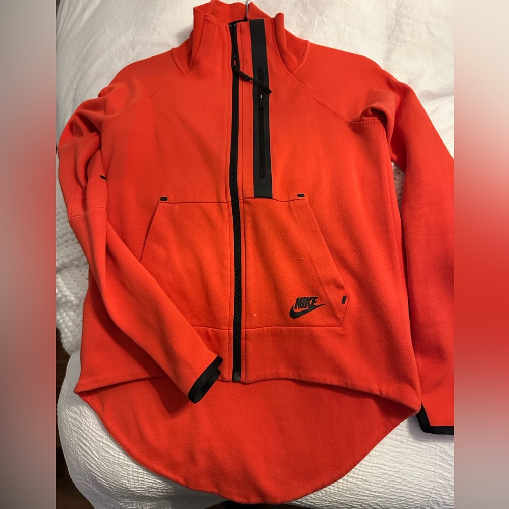 Nike orange Hoodie with Black Accents